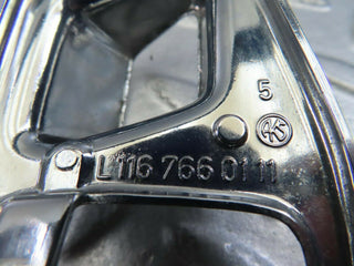 W123 chrome frame for door opener left used OEM