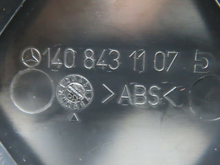 C140 rear centre console black leather used OEM