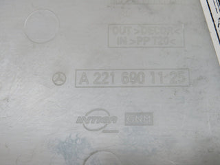W221 b pillar lower cover left side grey used OEM