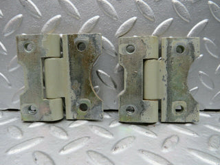 W123 Wagon left door hinges pair used OEM