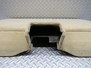 R129 SL rear storage carpet panel beige used OEM
