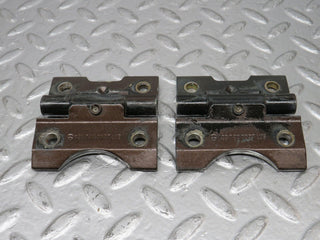 W126 Coupe door hinge pair used OEM