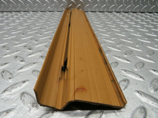 S123 Wagon rear left door sill trim palomino used OEM
