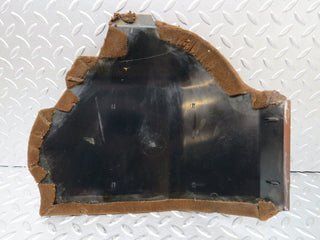 W116 front left kick panel brown used OEM