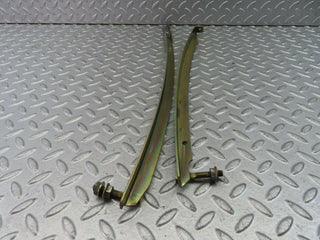 W123 Coupe front right door window channel pair used OEM