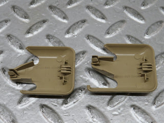 27486 Mercedes-Benz S124 300TE Front Seat Rail Trim Cover Pair 1246842218