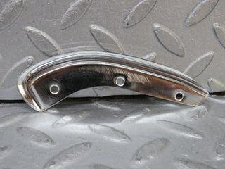W109 interior door handle chrome trim pair left used OEM