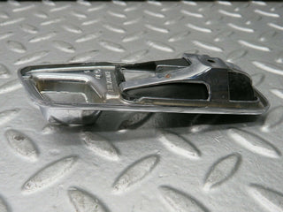 W123 Wagon door opener chrome frame left used OEM