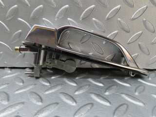 W116 exterior chrome door handle rear left used OEM