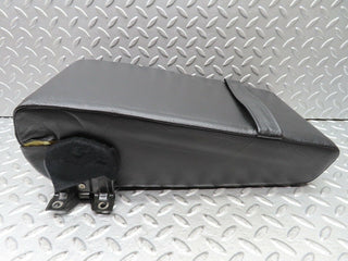 C140 rear folding arm rest black leather used OEM