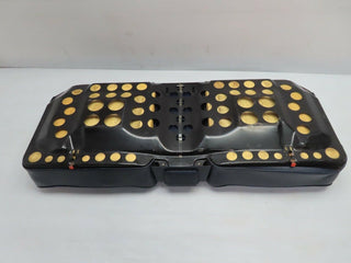 W123 Coupe rear seat blue used OEM
