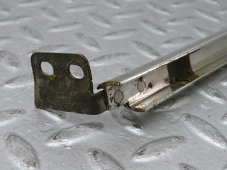W108 rear left door window chrome channel used OEM