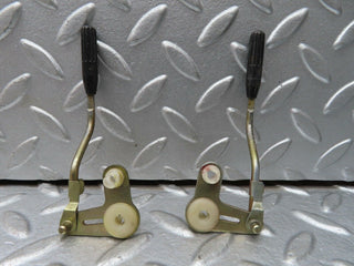 W123 rear door lock knob pair used OEM