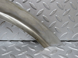 W126 rear left chrome wheel arch trim used OEM