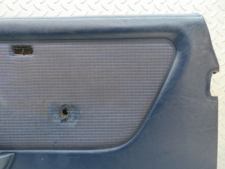 W123 Coupe front right door card blue used OEM