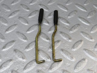 W201 Baby Benz front door lock knob pair used OEM