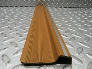 S123 Wagon rear left door sill trim palomino used OEM