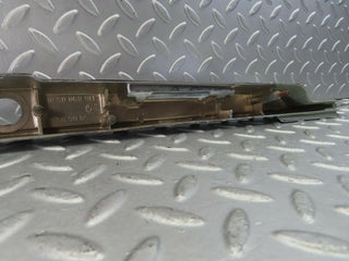 W116 number plate light holder chrome moulding used OEM