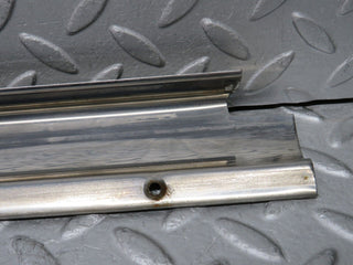 W109 rear right door sill chrome used OEM