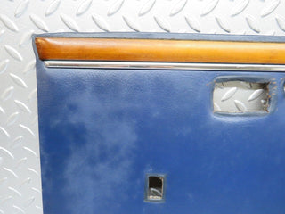 W109 rear right door card blue used OEM