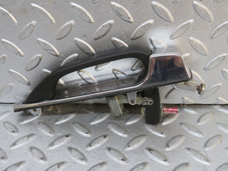 W123 rear exterior chrome handle used OEM