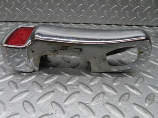 W121 Ponton rear bumper chrome overriders pair used OEM