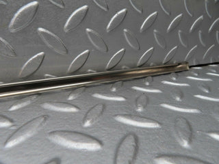 W140 front left door lower chrome moulding trim used OEM