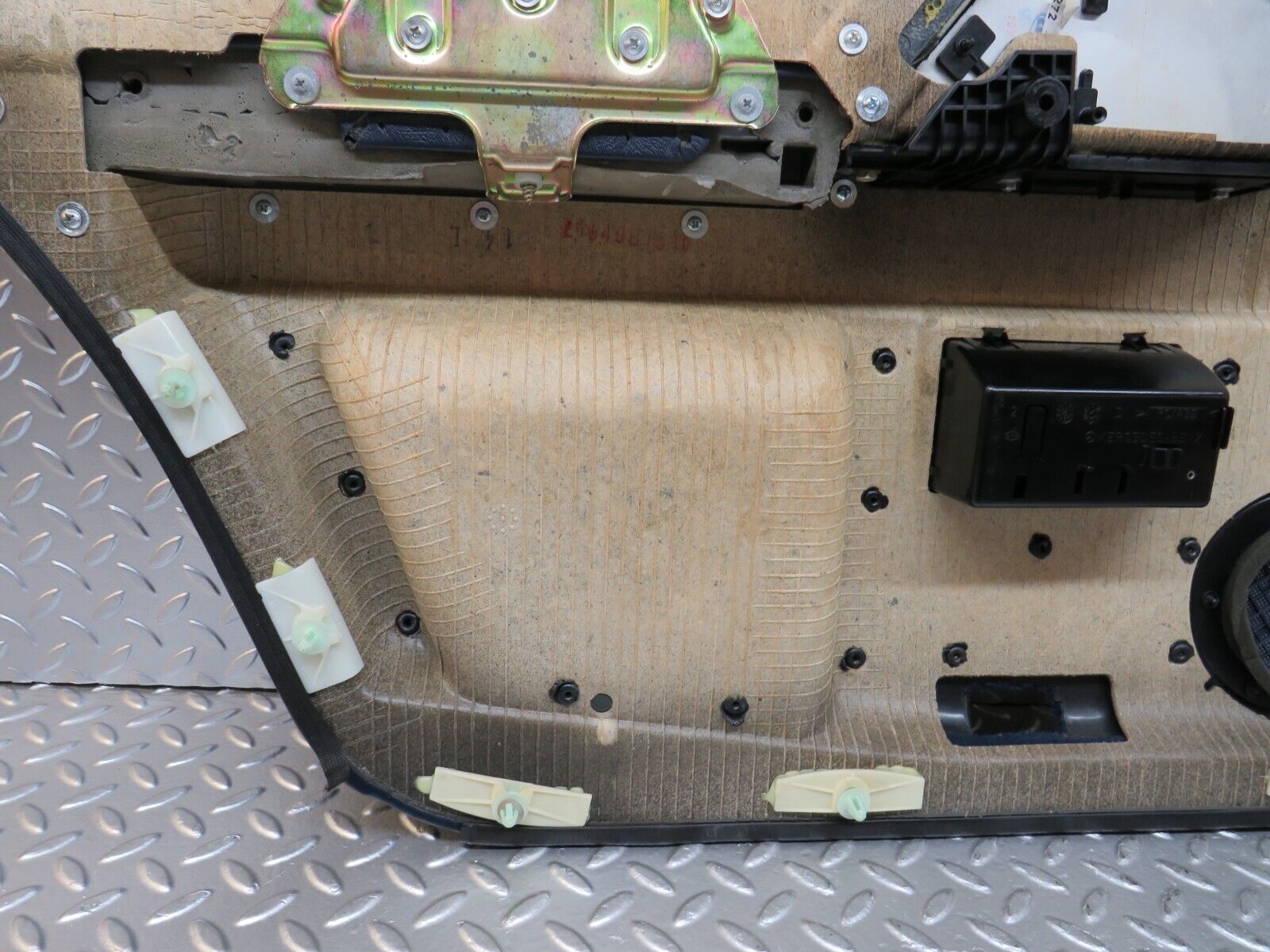 24637 Mercedes-Benz W140 SEL320 LWB Rear Right Door Card Blue