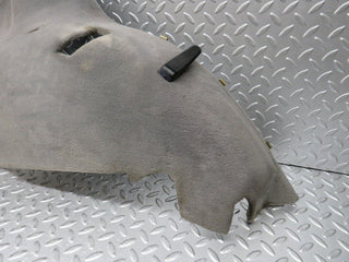 W124 Wagon trunk panel cover left grey used OEM