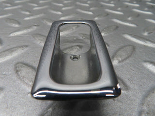 W123 Coupe door lock handle surround chrome used OEM