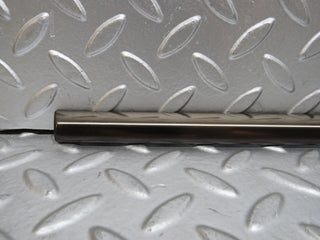 W124 Coupe rear left window exterior chrome trim used OEM