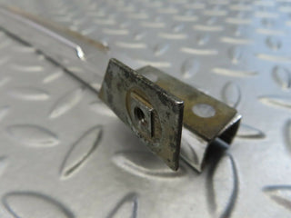 W116 rear right chrome window channel used OEM