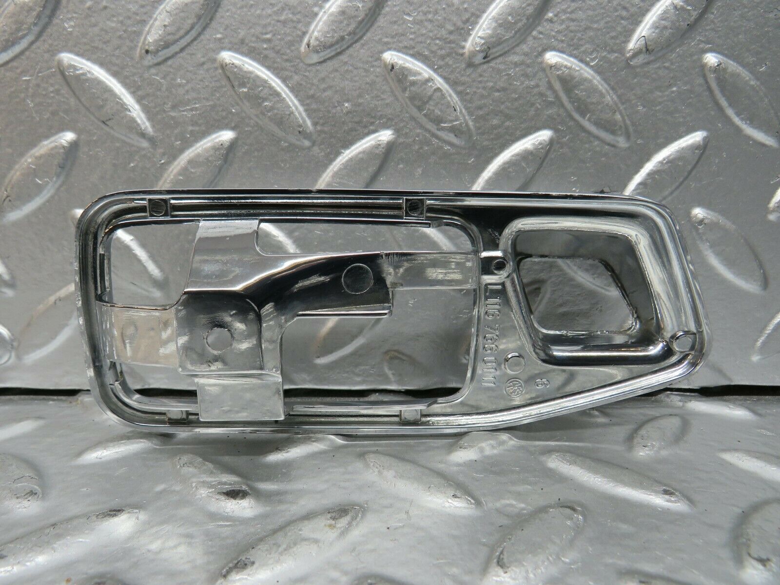 23965 Mercedes-Benz W123 280E Chrome Frame For Door Opener Left 1167660111