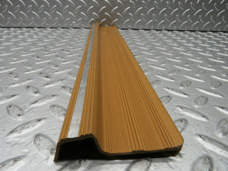 W123 Wagon rear right door sill trim palomino used OEM