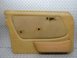 W123 front left door card beige used OEM