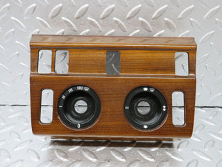 34045 Mercedes-Benz W124 260E Heater Control Panel Wood Trim 1246880275