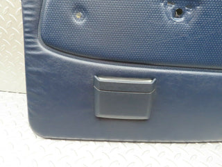 W123 rear right door card blue used OEM