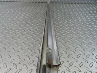 W116 rear left door chrome trim used OEM