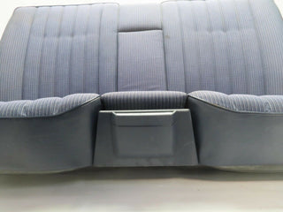 W123 Coupe rear seat blue used OEM