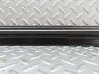 W123 front right door lower moulding trim used OEM