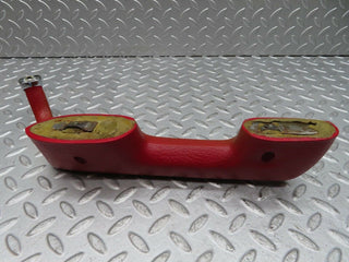 W108 interior door handle left red used OEM