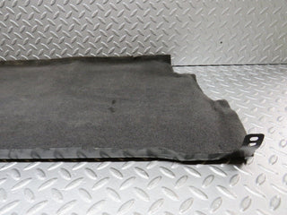 W126 fuel tank cover plate carpet grey used OEM
