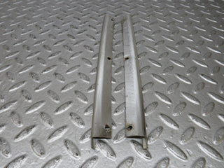W116 roof chrome moulding trim pair used OEM