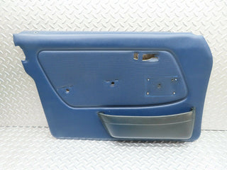 W123 front left door card blue used OEM