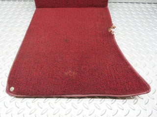 W108 front left floor carpet red used OEM