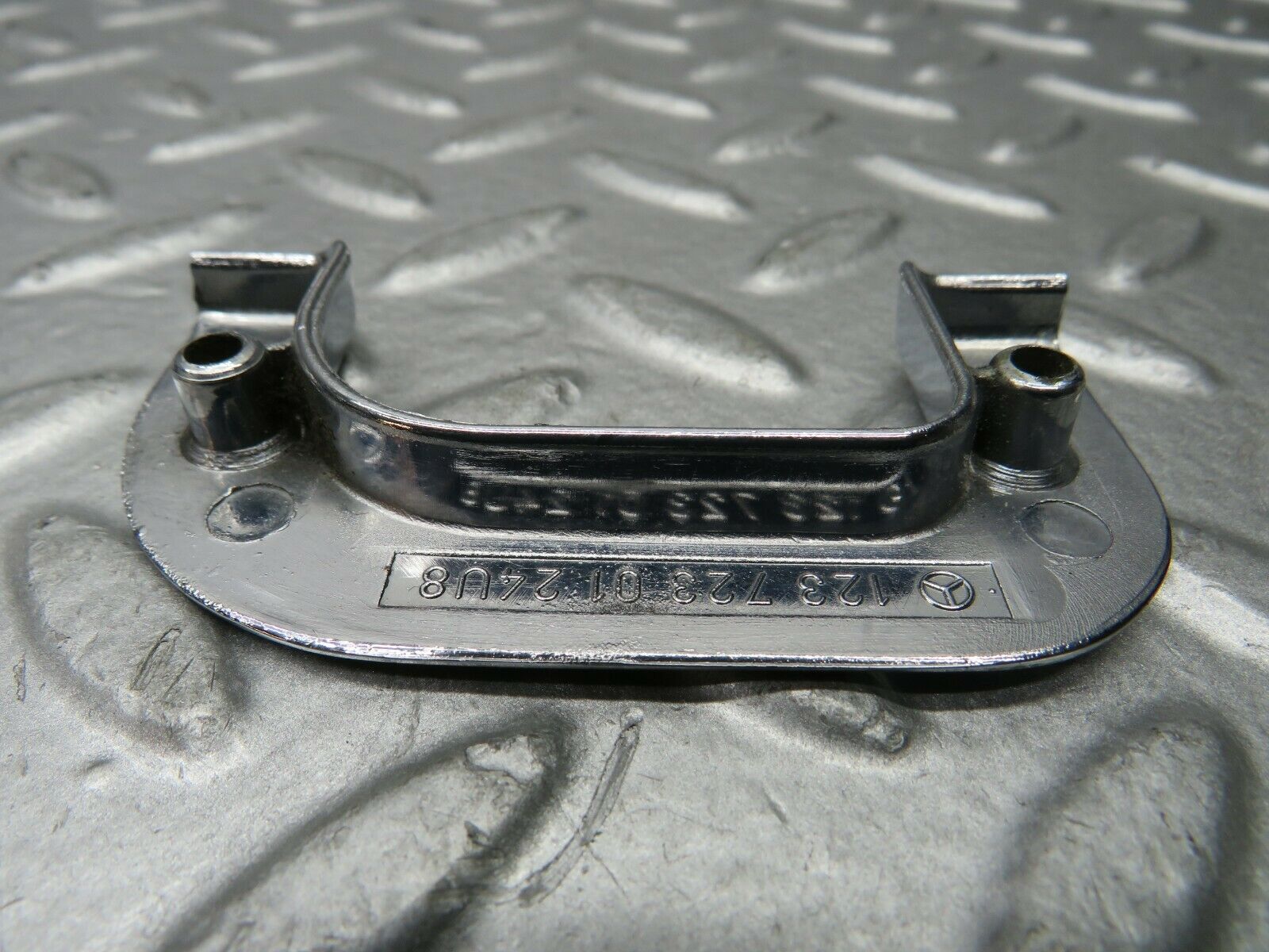 21971 Mercedes-Benz S123 280TE Wagon Left Chrome Door Latch Trim 1237230124