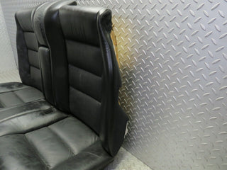 W124 Cabriolet rear seat leather black used OEM