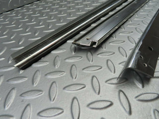 R107 SLC roof chrome moulding left side used OEM