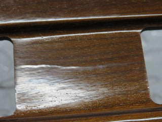 34045 Mercedes-Benz W124 260E Heater Control Panel Wood Trim 1246880275