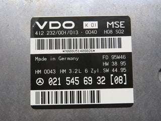 39477 Mercedes-Benz R129 320SL Coupe ECU Engine Control Unit 0215456932 2105400373